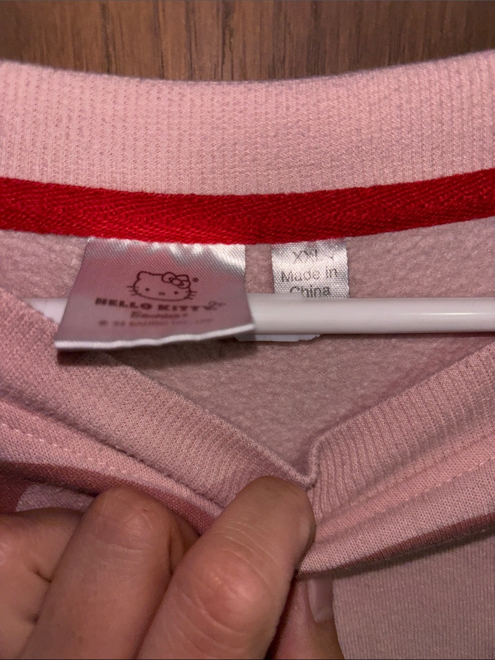 Hello Kitty Light Pink Crewneck with Brown Graphic - Picture 2 of 13